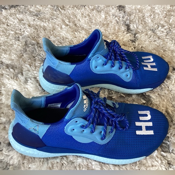 Pharrell Williams Human Race newish royal blue size 10 - Picture 3 of 7